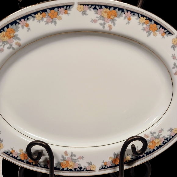 Epoch Park Manor 6502 Oval Serving Platter Japan China Dinnerware - Picture 5 of 10